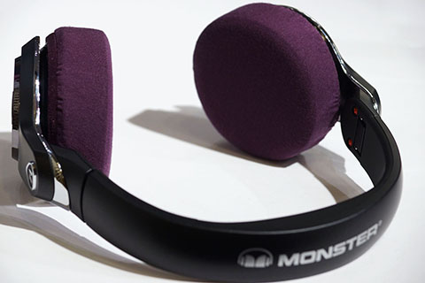MONSTER ELEMENTS WIRELESS OVER-EARのイヤーパッド与mimimamo兼容 
