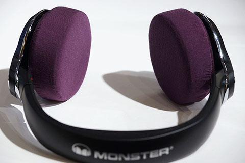 MONSTER ELEMENTS WIRELESS OVER-EARのイヤーパッドへのmimimamoの対応
