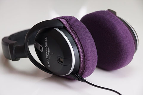 audio-technica ATH-ANC7のイヤーパッド与mimimamo兼容 

