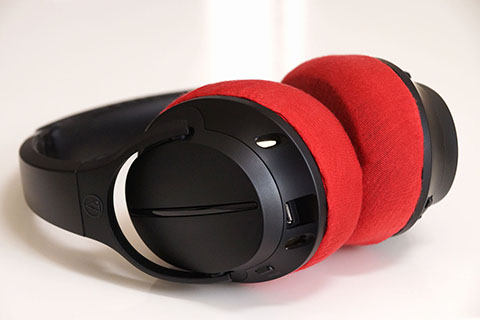 audio-technica ATH-DWL550のイヤーパッド与mimimamo兼容 
