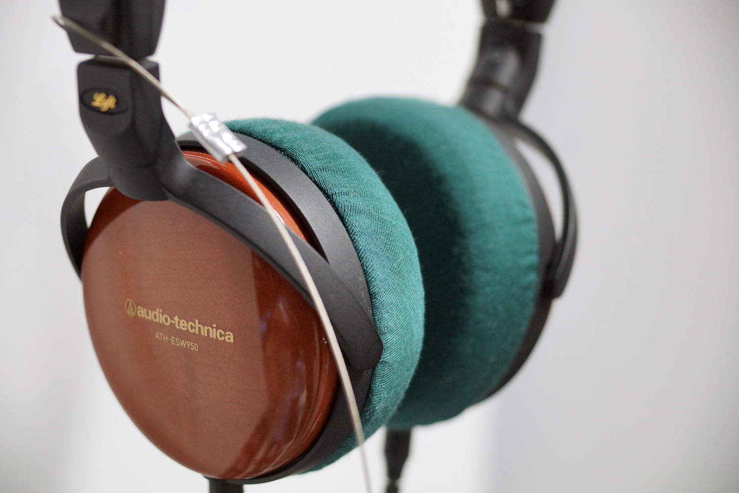audio-technica ATH-ESW950のイヤーパッド与mimimamo兼容 

