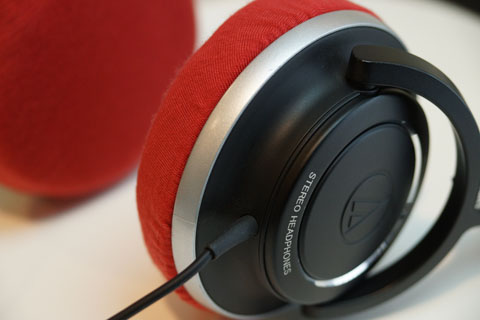 audio-technica ATH-SJ55のイヤーパッド与mimimamo兼容 
