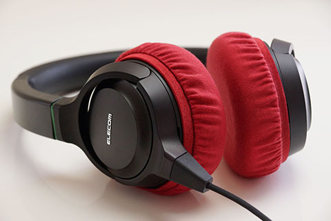 ELECOM OH2000 (EHP-OH2000A Series)のイヤーパッド与mimimamo兼容 
