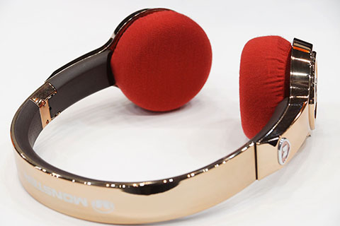 MONSTER ELEMENTS WIRELESS ON-EARのイヤーパッド与mimimamo兼容 
