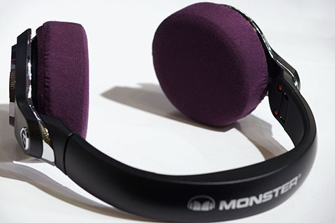 MONSTER ELEMENTS WIRELESS OVER-EARのイヤーパッド与mimimamo兼容 
