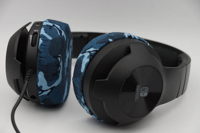 HORI GAMING HEADSET HG for Nintendo Switchのイヤーパッド与mimimamo兼容 
