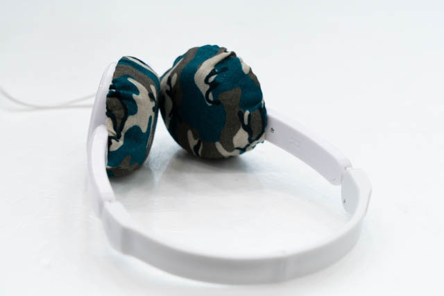 DAISO HEADPHONES FOLDABLEのイヤーパッド与mimimamo兼容 