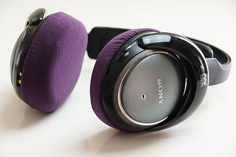 SONY MDR-IF4000(MDR-DS4000)のイヤーパッド与mimimamo兼容 
