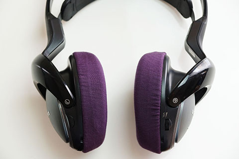 SONY MDR-IF4000(MDR-DS4000)のイヤーパッド与mimimamo兼容 
