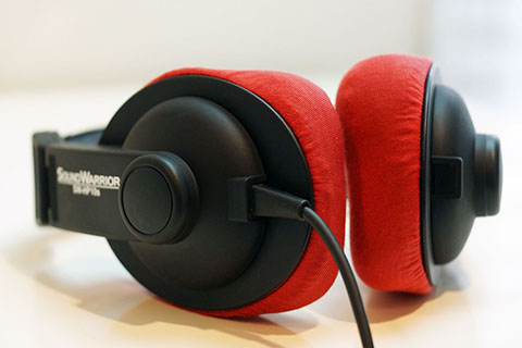 SOUND WARRIOR SW-HP10sのイヤーパッド与mimimamo兼容 

