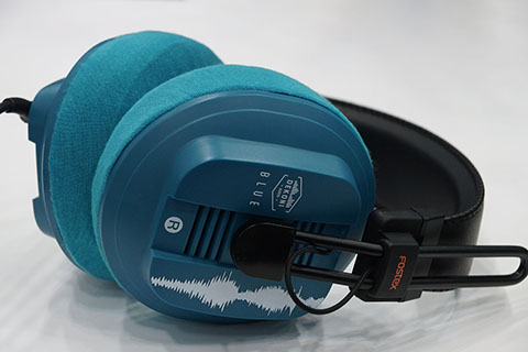 Fostex T50RPmk3 DEKONI BLUE Versionのイヤーパッド与mimimamo兼容 
