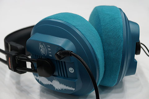 Fostex T50RPmk3 DEKONI BLUE Versionのイヤーパッド与mimimamo兼容 
