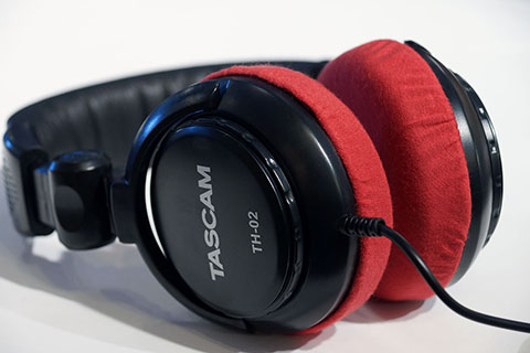 TASCAM TH-02のイヤーパッド与mimimamo兼容 
