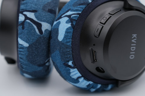 KVIDIO WH201Aのイヤーパッド与mimimamo兼容 