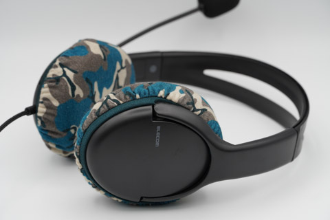 ELECOM HS-HP07SUBK ear pads compatible with mimimamo