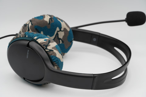 ELECOM HS-HP07SUBK ear pads compatible with mimimamo