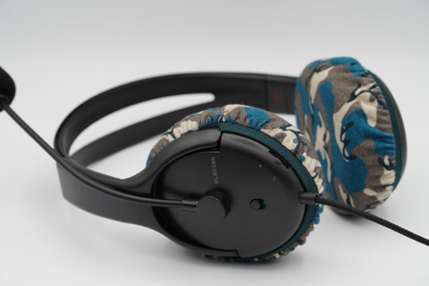 ELECOM HS-HP07SUBK ear pads compatible with mimimamo