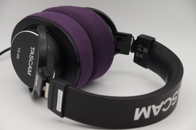 TASCAM TH-06 ear pads compatible with mimimamo