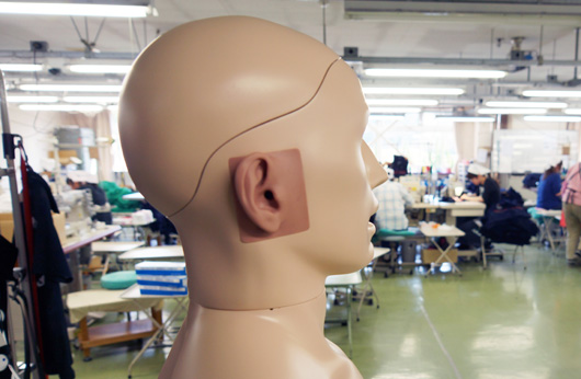 Sewing section of Wakoh Iwate factory