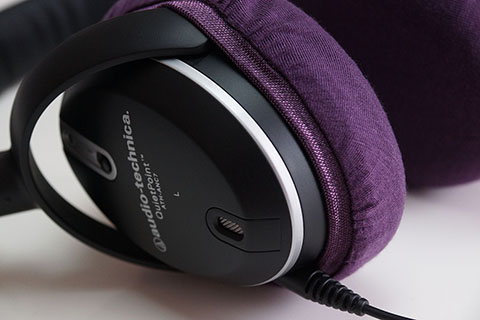 audio-technica ATH-ANC7のイヤーパッドへのmimimamoの対応