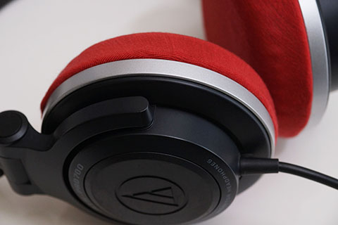 audio-technica ATH-PRO700のイヤーパッドへのmimimamoの対応