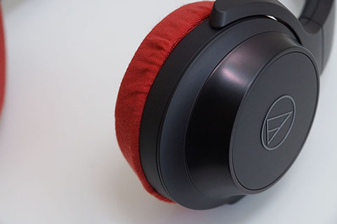 audio-technica ATH-WS330BTのイヤーパッドへのmimimamoの対応