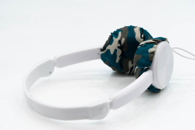 DAISO HEADPHONES FOLDABLEのイヤーパッドへのmimimamoの対応