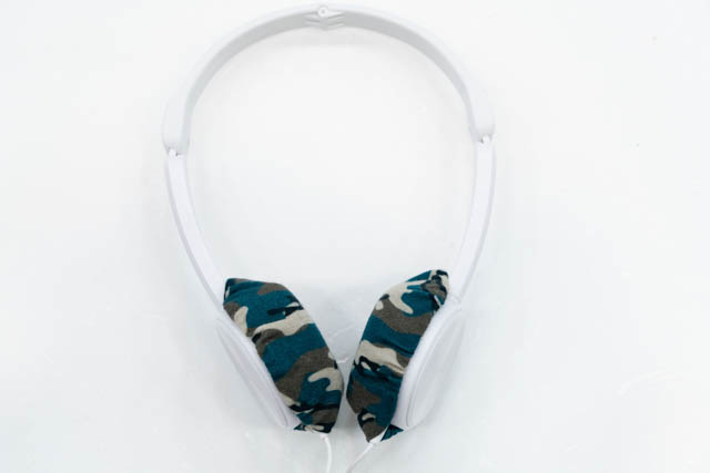 DAISO HEADPHONES FOLDABLEのイヤーパッドへのmimimamoの対応