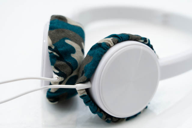 DAISO HEADPHONES FOLDABLEのイヤーパッドへのmimimamoの対応