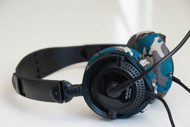 ELECOM HS-HP20のイヤーパッドへのmimimamoの対応