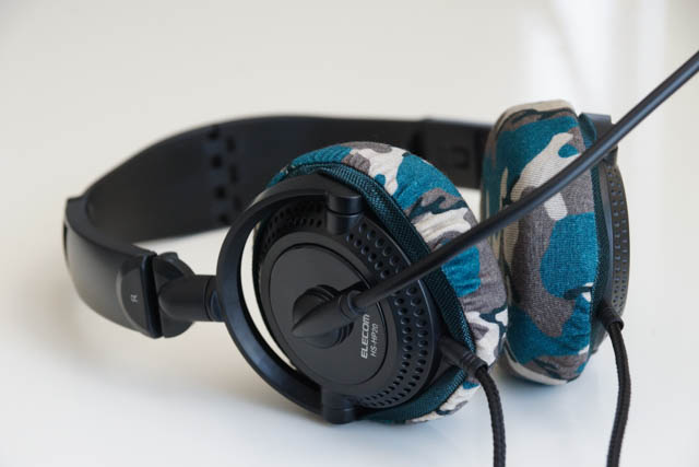 ELECOM HS-HP20のイヤーパッドへのmimimamoの対応