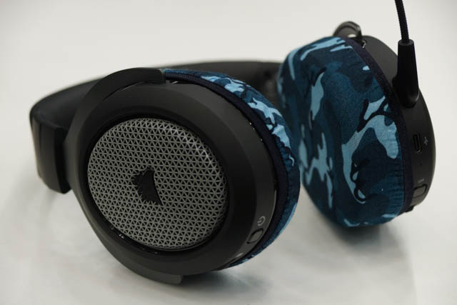 CORSAIR HS75 XB WIRELESSのイヤーパッドへのmimimamoの対応