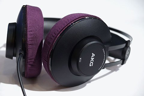 AKG K52のイヤーパッドへのmimimamoの対応