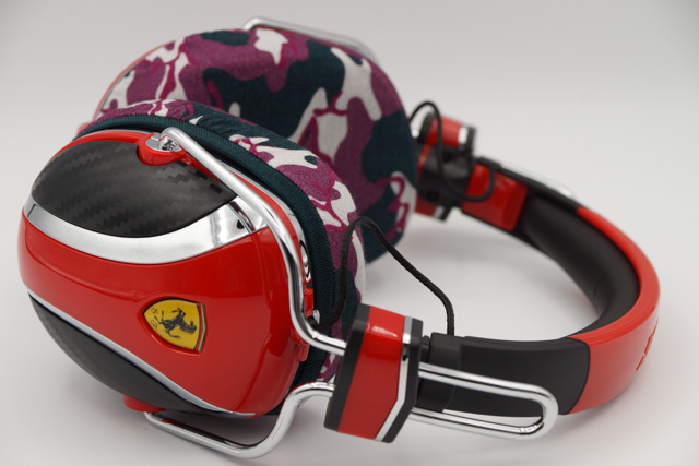 Ferrari by Logic3 Scuderia P200のイヤーパッドへのmimimamoの対応