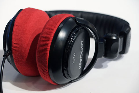 TASCAM TH-02のイヤーパッドへのmimimamoの対応