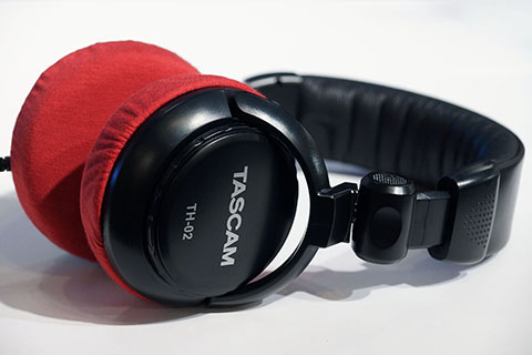 TASCAM TH-02のイヤーパッドへのmimimamoの対応
