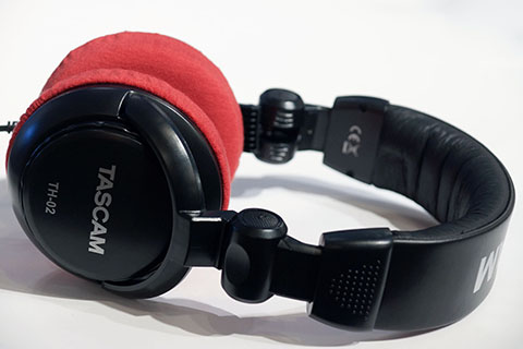 TASCAM TH-02のイヤーパッドへのmimimamoの対応