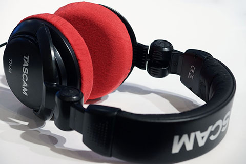 TASCAM TH-02のイヤーパッドへのmimimamoの対応