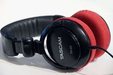 TASCAM TH-02のイヤーパッドへのmimimamoの対応