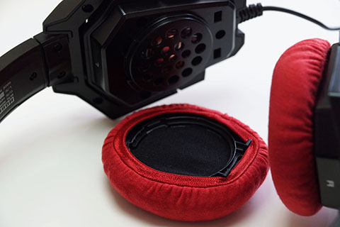 HORI AIR STEREO for Nintendo Switch의 이어패드에 대한 mimimamo의 대응