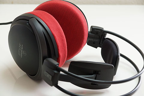audio-technica ATH-A500X의 이어패드에 대한 mimimamo의 대응