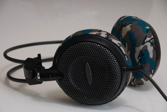 audio-technica ATH-AD300의 이어패드에 대한 mimimamo의 대응