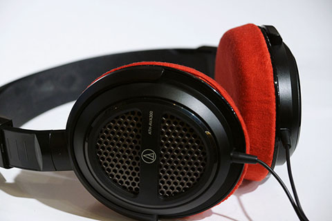 audio-technica ATH-AVA300의 이어패드에 대한 mimimamo의 대응
