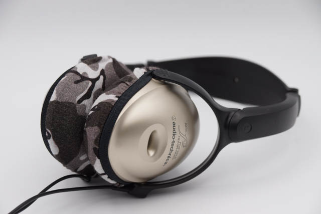 audio-technica ATH-F2의 이어패드에 대한 mimimamo의 대응