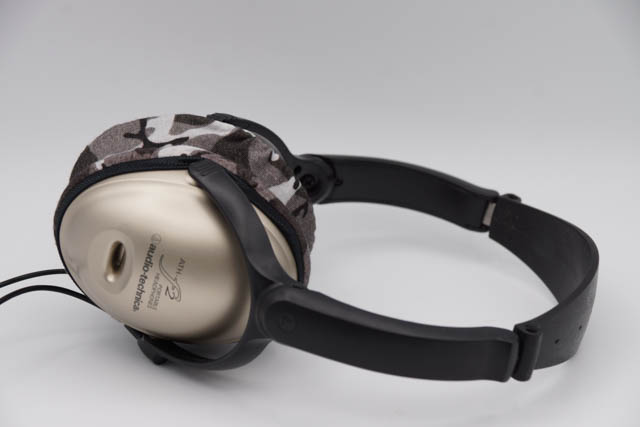 audio-technica ATH-F2의 이어패드에 대한 mimimamo의 대응