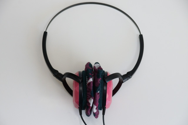 audio-technica ATH-FW33의 이어패드에 대한 mimimamo의 대응