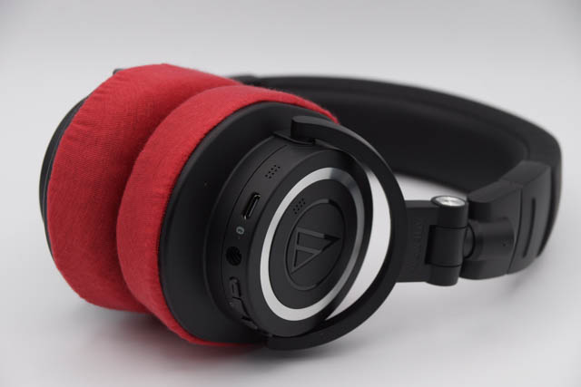 audio-technica ATH-M50xBT2의 이어패드에 대한 mimimamo의 대응