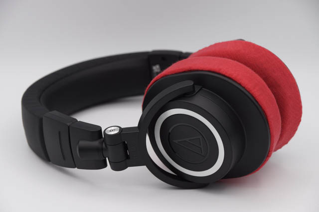 audio-technica ATH-M50xBT2의 이어패드에 대한 mimimamo의 대응