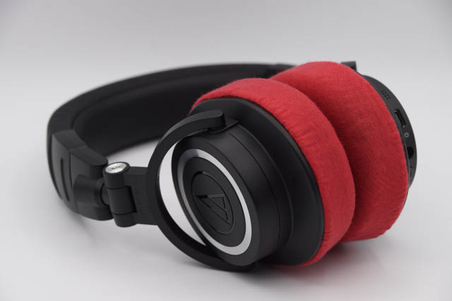 audio-technica ATH-M50xBT2의 이어패드에 대한 mimimamo의 대응