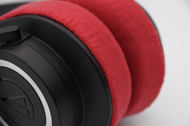 audio-technica ATH-M50xBT2의 이어패드에 대한 mimimamo의 대응